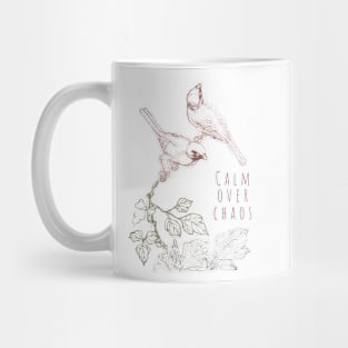 Calm Over Chaos AA Recovery Women Mug